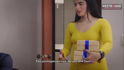 Latina Secretary Abby Fucked by Two Bosses in Office
