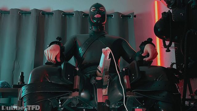 Latina Dominatrix Enforces Rubber Discipline