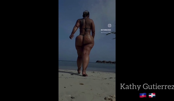 Colombiana Kathy Gutierrez Big Booty Action