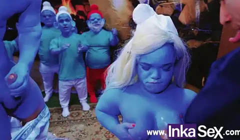 Latina Anal Smurfs in Hotel Room POV