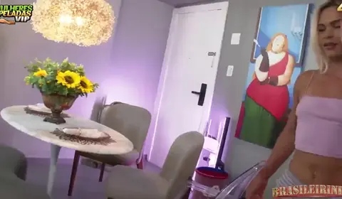 Latina in Pajamas Masturbating Solo