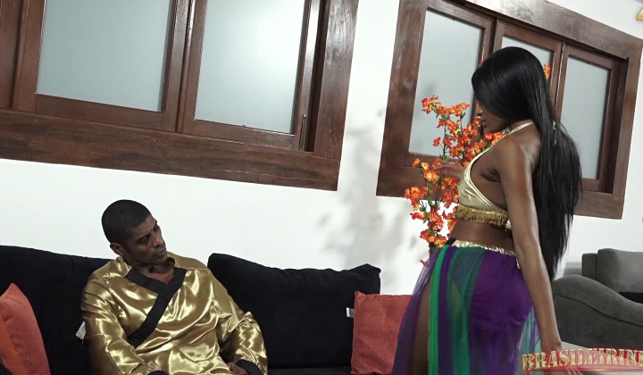 Brazilian Latina Indyara Dourado Anal with Busty Twins