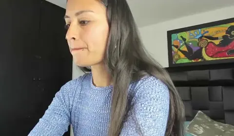 Petite Latina Teen with Piercings Solo Webcam Session