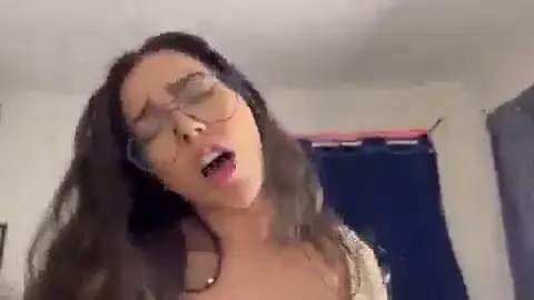 Latina Girl Enjoying Blowjob in Bedroom