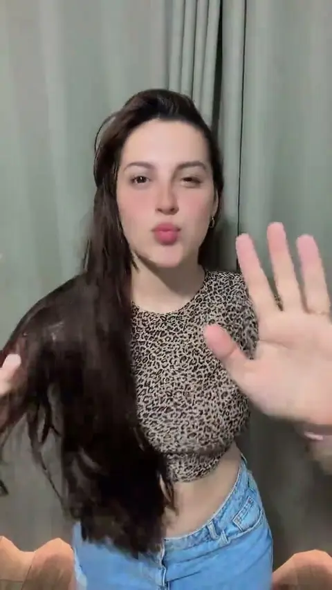 Latina Dancing Seductively With Big Booty