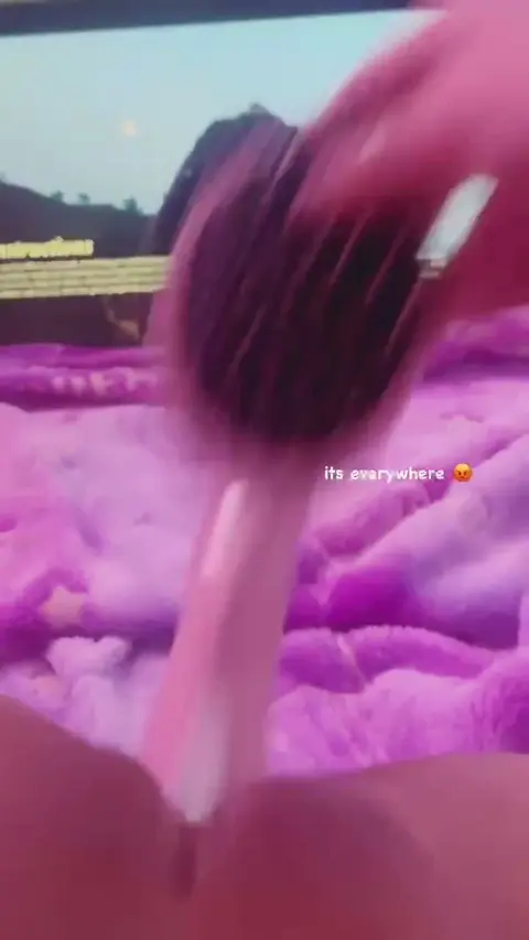 Latina Solo Masturbation with Intense Squirting