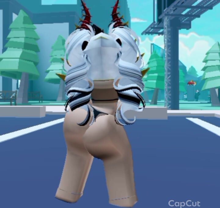 Latina Mommy Twerks With Big Ass in 3D Roblox Scene
