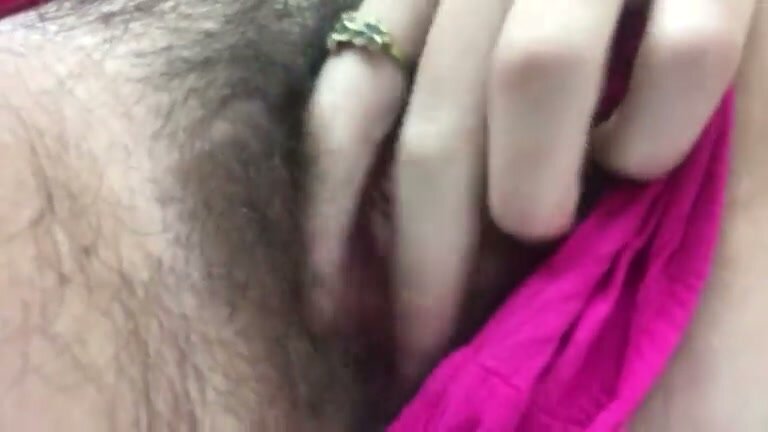 Latina Plays With Hairy Cunt During Doctor Visit