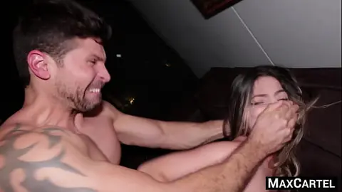 Spanish Amateur with Fake Tits in Hardcore Home Scene