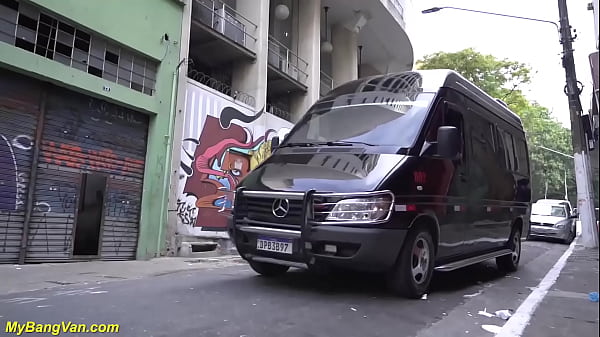 Brazilian MILF in Spandex Gets Rough Anal in Van