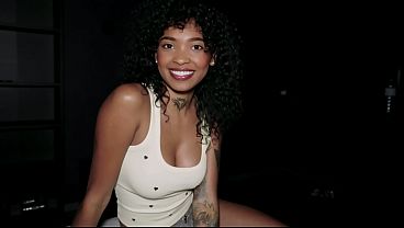 Ebony Latina Seduces Guy With Smile And Sex