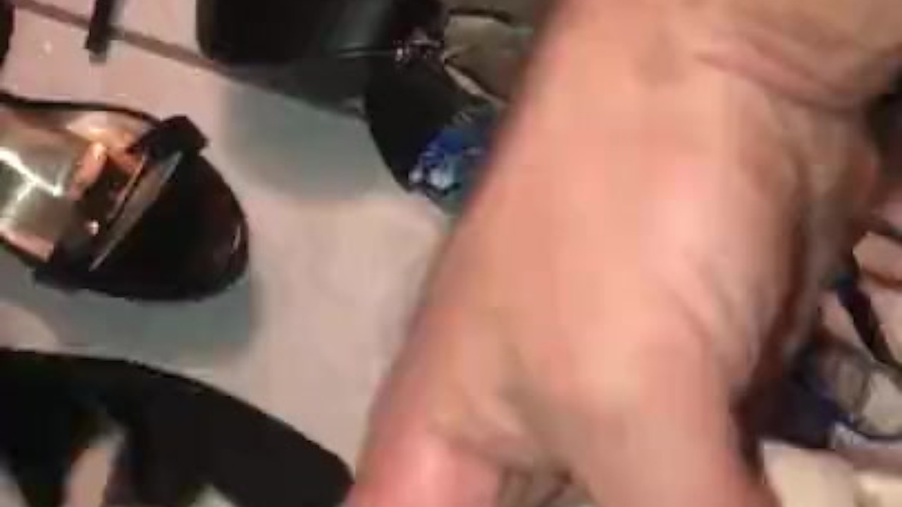 Colombiana Girlfriend Heel Fucked and Cums