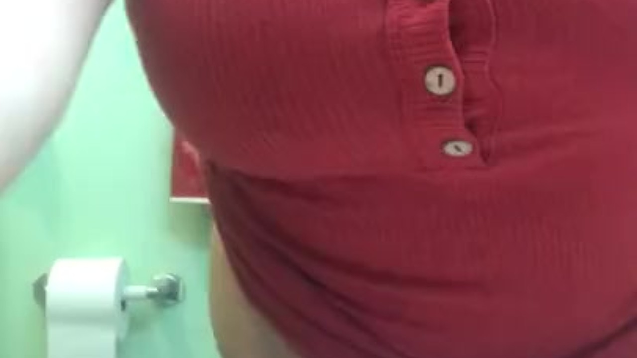 Latina Dancer Titi Performs in Bathroom
