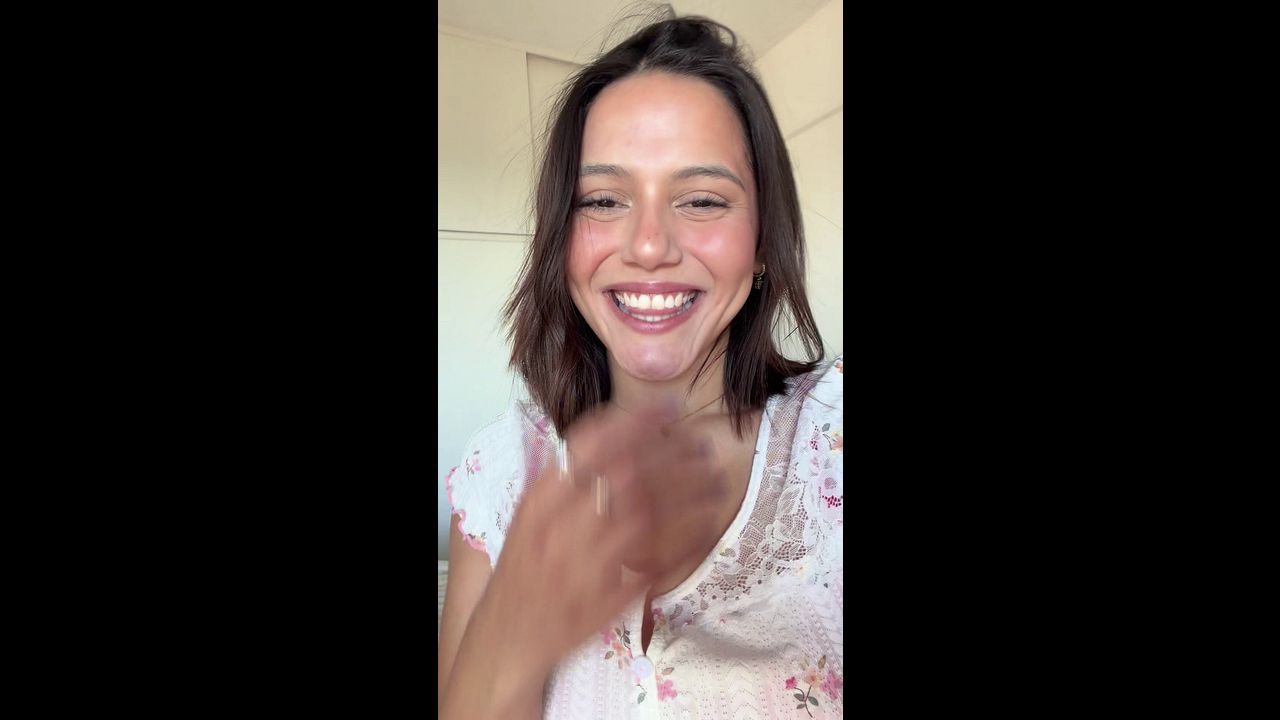 Latin Teenager Teasing in Short Clip