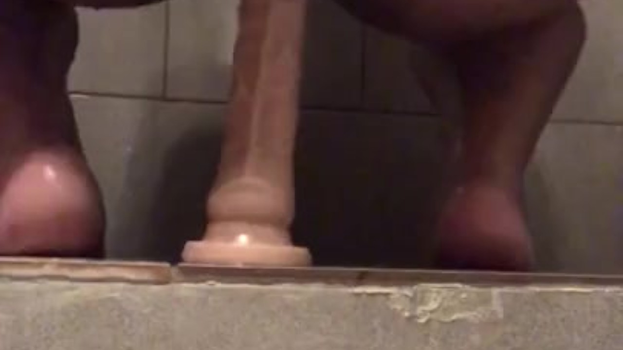 Latina Rides 8 Inch Dildo Solo