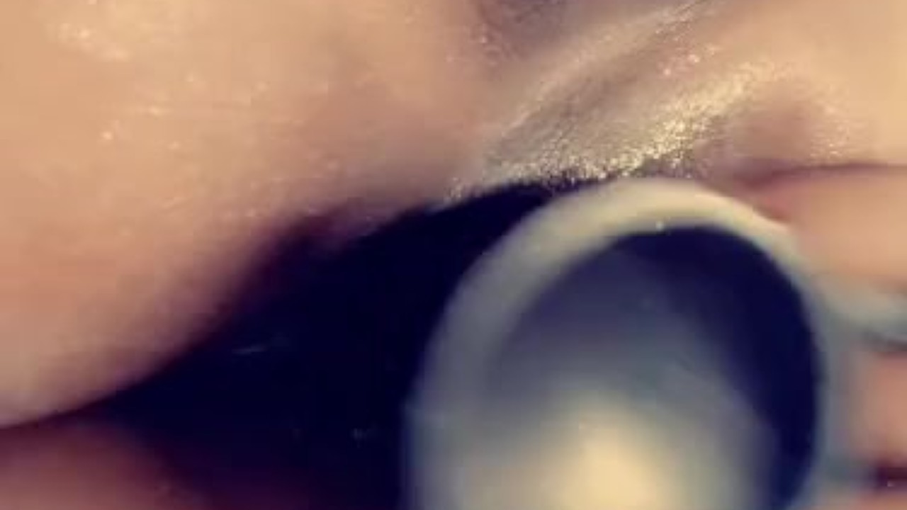 Thick Latina Uses BBC Dildo Solo