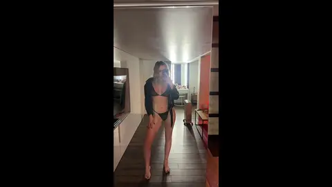 Latina Curvy Girl Teases with Boobs Ass and Pussy