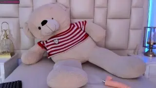 Latina Solo Blowjob and Dildo Play in Home Scene