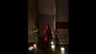 Latina Solo Masturbation with Seductive Whispering