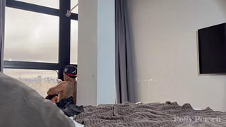 Latina Surprise by Dwarf with Huge Cock in Bedroom